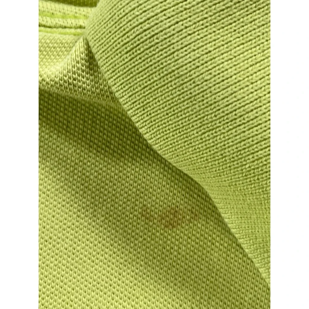 Banana Republic Mens Extra Large Polo Shirt Lime Green Elephant‎ Logo Pique XL